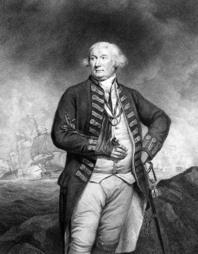 Thomas, Lord Graves, graviert von Francesco Bartolozzi von James Northcote